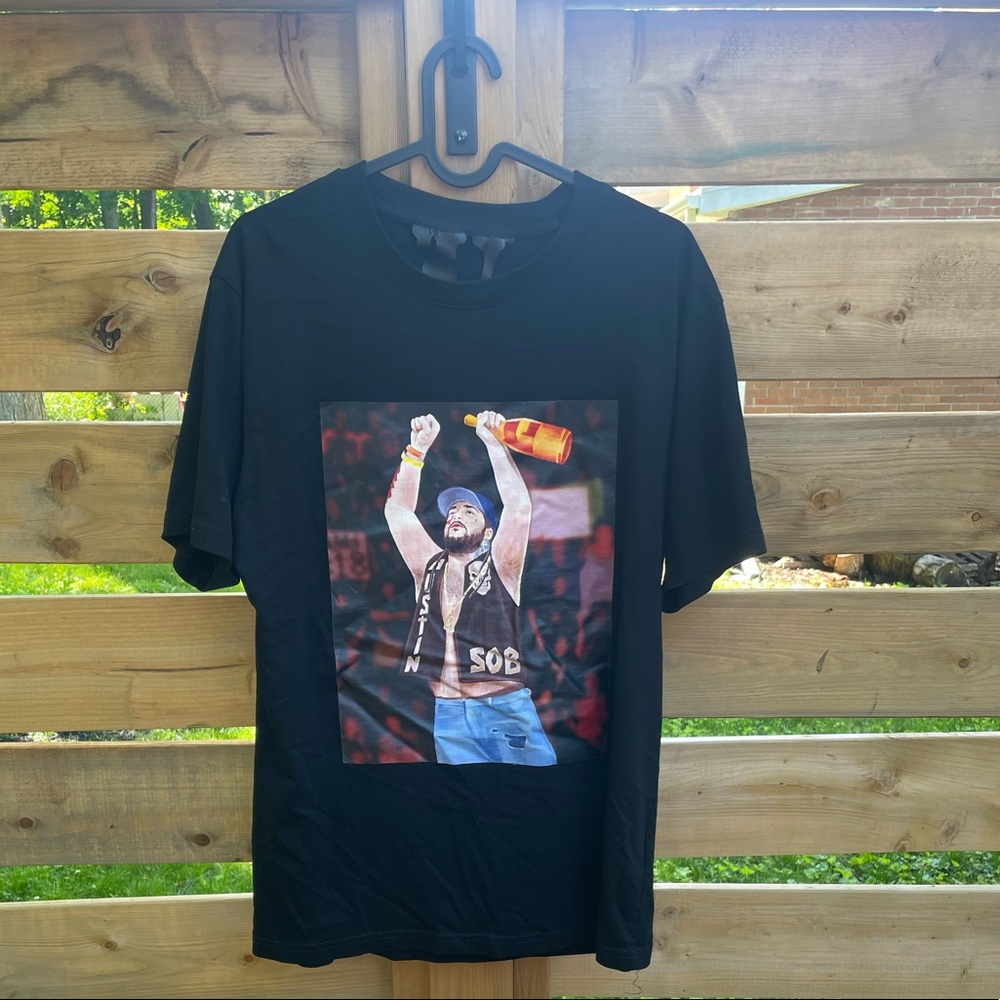 Black VLONE YAMS DAY limited T-shirt